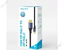 Cable Mini Displayport M A Displayport M 2 Mtrs Vention Hcflh Negro y Azul 