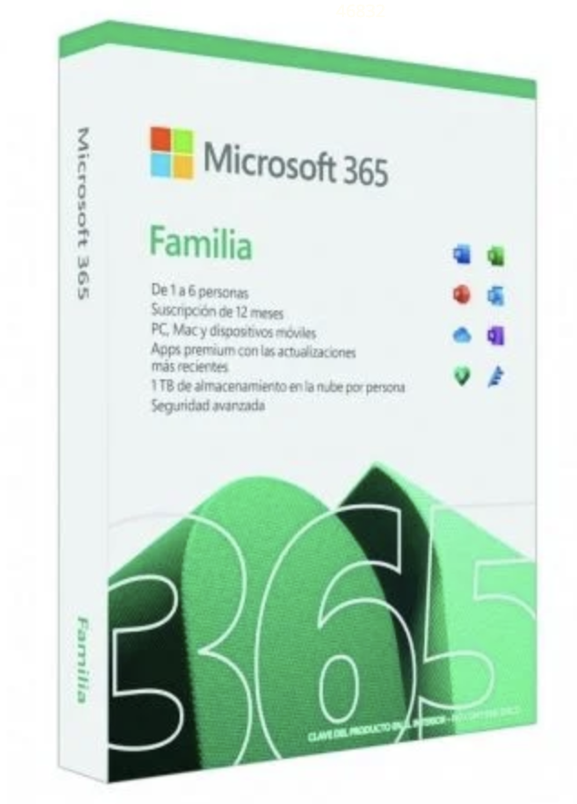 Microsoft Office 365 Familia Suscripcion 6 Usuarios 1 Año