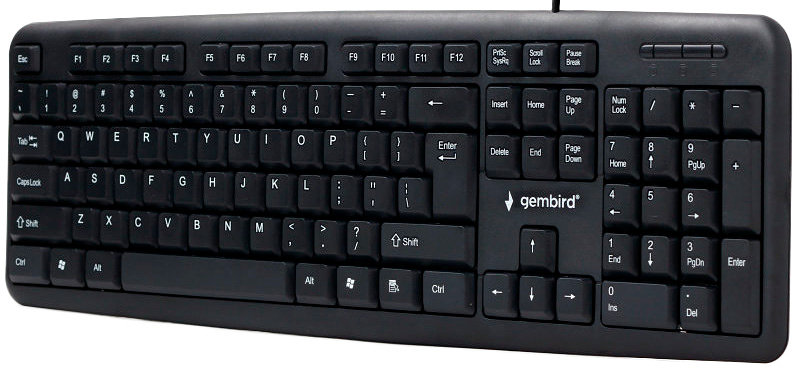 Teclado Gembird Usb Negro Kb-U-103-Es