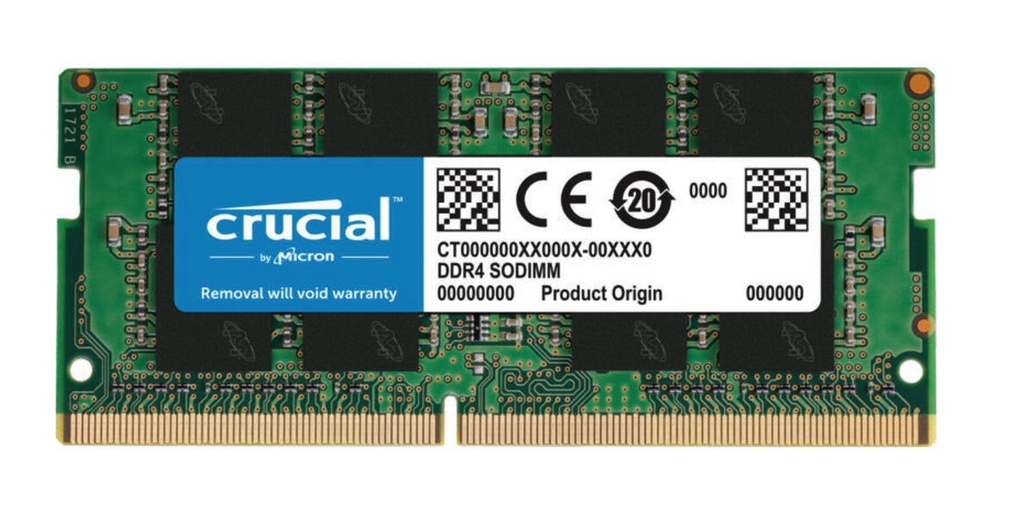 Memoria Sodimm Ddr4 Pc3200 8Gb Crucial Ct8G4Sfra32A