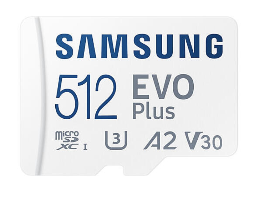 Memoria Micro/Sd 512Gb Pro Plus 3 A2 V30 Samsung Mb-Mc512Ka Clase 10 
