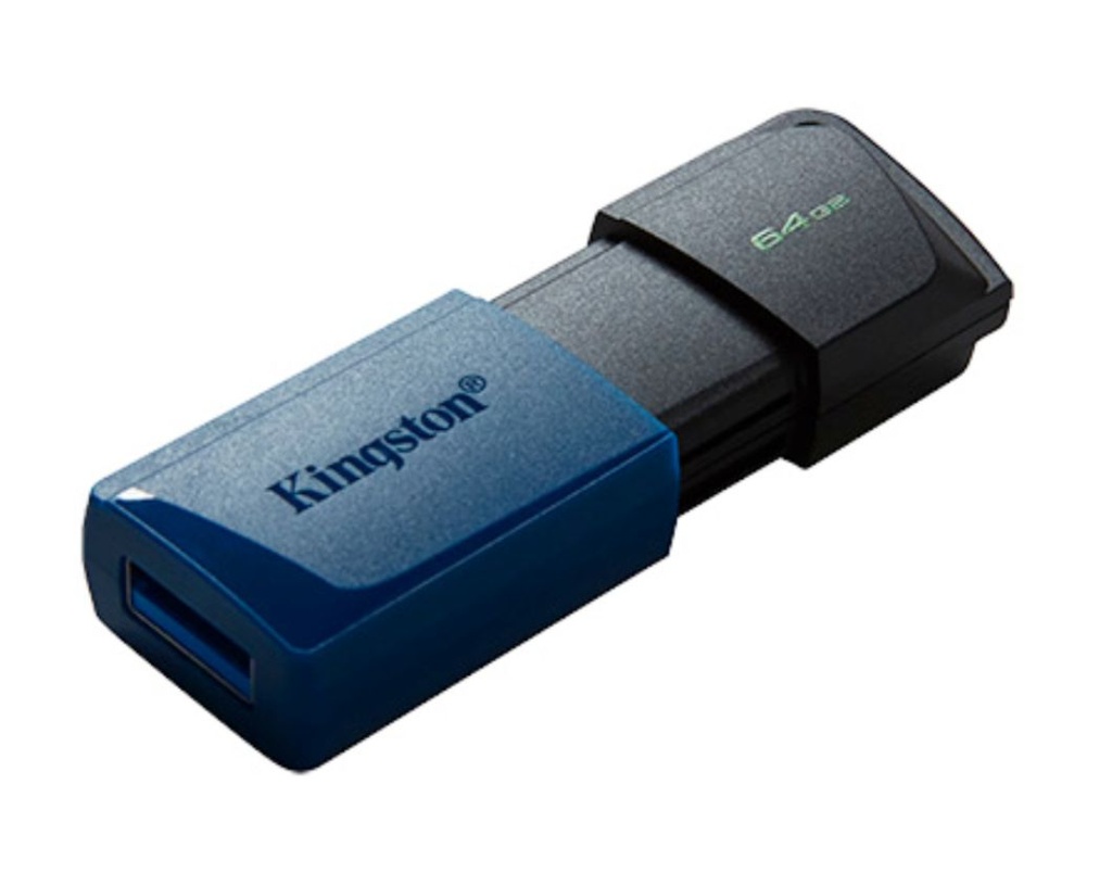 Memory Pen 64Gb 3.2 Kingston Negro/Azul Dtxm/64Gb