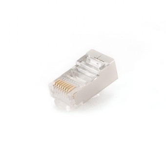 Conector Red Cablexpert Metalico Rj-45 Macho Ftp Cat-6 8P8C