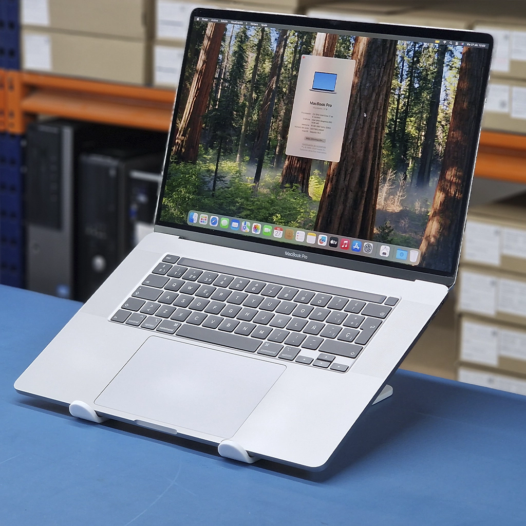 Portátil Reacondicionado Apple Macbook Pro A2141 I7 9750H 2.6Ghz 16Gb Ssd 500Gb Radeon Pro 5300m 4Gb 16" (24 Meses Garantía) Batería (6 Meses Garantía)  