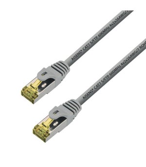 [P2300243] Cable Sftp Aisens Cat7 Lszh 0.5 Mtrs Gris A146-0333