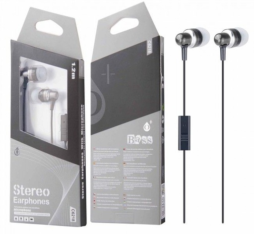 [P2300254] Auriculares Intrauditivos + Microfono Oneplus C6218 Gris