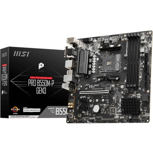 Placa Base Msi Am4 Pro B550M-P Gen3 Ddr4 M.Atx