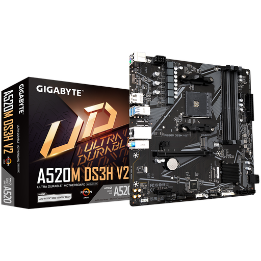 Placa Base Gigabyte A520M Ds3H V2 Am4 Ddr4 M.Atx