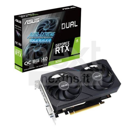 Video Geforce Asus Dual Rtx 3050 V2 Oc 8Gb Gddr6 90Yv0Gh6-M0Na00