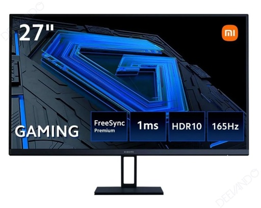 Monitor Xiaomi Gaming 27" G27I Ips Fullhd 1Ms 165Hz Hdmi/Dp Negro 