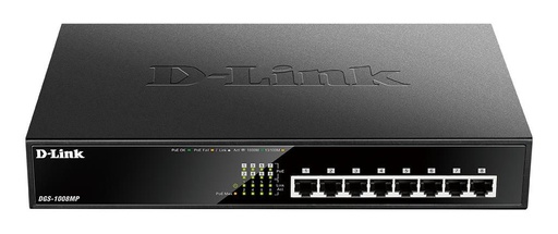 Hub Switch D-link 8 Puertos Poe+ 10/100/1000 Dgs-1008mp