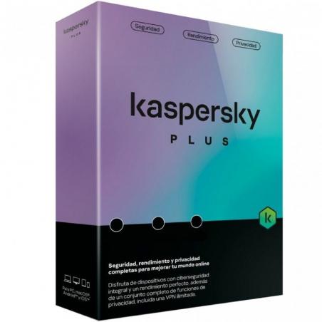 Software Antivirus Kaspersky Plus 1 Dispositivo Kl1042s5afs-msb-caho-es (1 Año)