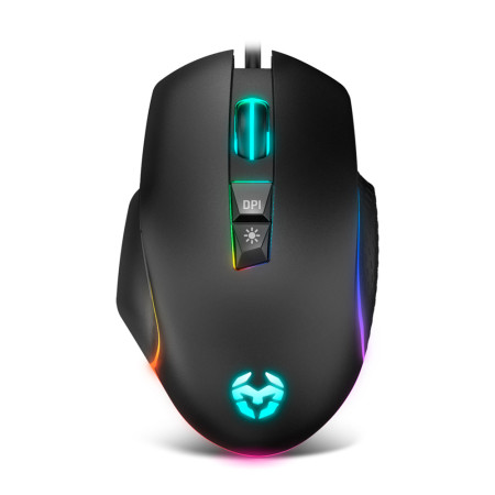 Raton Gaming Krom Keos 6400Dpi Rgb Negro Nxkromkeos