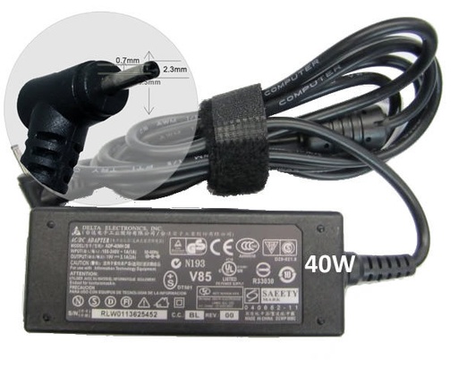 [P2122535] Cargador E.Woox Para Portatil Asus 19V 2.1A 2.5Mm X 0.7Mm 40W